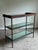 Late 20th Century Baker Jacques Garcia Tiered Mahogany Mirrored Beveled Glass Drybar Side Table For Sale - Image 9 of 12