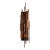 1965 Helmut Ajango 6" Wood Wall Sculpture Architectural Abstract MCM Vintage For Sale