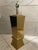 1980's Brass Geometric Table Lamp For Sale - Image 4 of 13