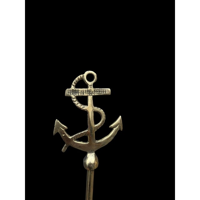 Metal Long Handle Nautical Shoe Helper For Sale - Image 7 of 10