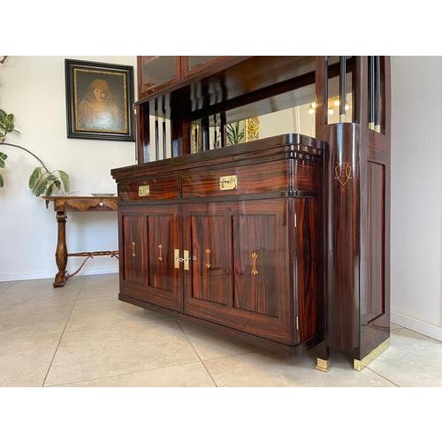Art Nouveau Credenza Bookcase For Sale - Image 9 of 18