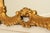 Chippendale Gold Finish Chippendale Style Horizontal 3 Panel Mirror For Sale - Image 3 of 12