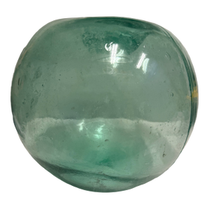 Large Japanese Antique Aqua Glass Fishing Float