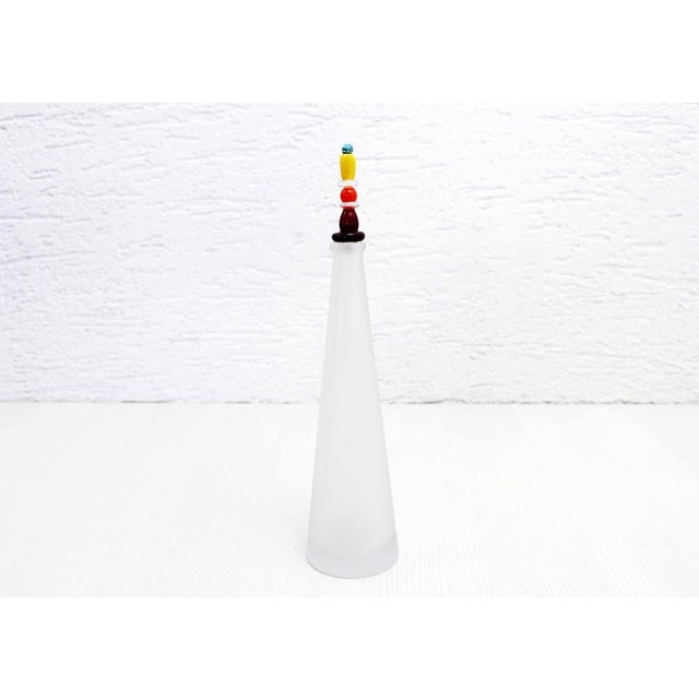 Murano glass perfume bottle from the 80s As a soliflore, simply as a decoration or of course to put your favorite perfume,...