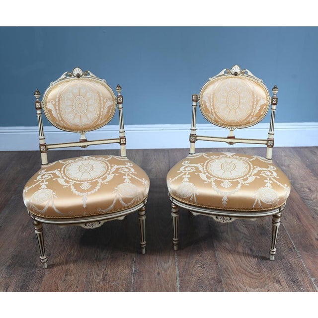 Set of French Neo-Classical Chairs, 1890s For Sale - Image 10 of 10