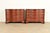 English Baker Furniture Historic Charleston Chippendale Carved Mahogany Serpentine Front Dresser Chests, Pair For Sale - Image 3 of 14