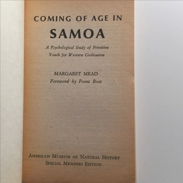 Coming of Age in Samoa, Margaret Mead 1973 For Sale - Image 4 of 5