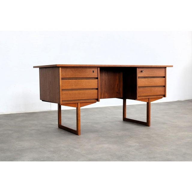 Vintage Danish Desk in Teak, 1960s For Sale - Image 9 of 9