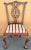Vintage Mahogany Chippendale Ball & Claw Scroll Back Dining Desk Accent Chair For Sale - Image 10 of 10