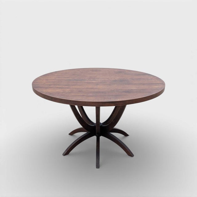Mid-Century Modern Chet Beardsley for Living Designs Round Dining Table, Mid-Century Modern, Mid-Century For Sale - Image 3 of 18