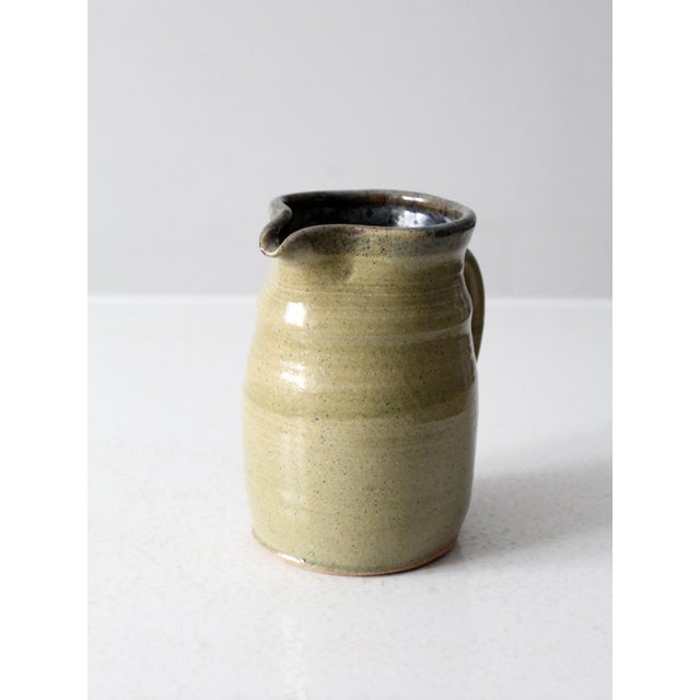 Vintage Studio Pottery Pitcher For Sale - Image 6 of 10
