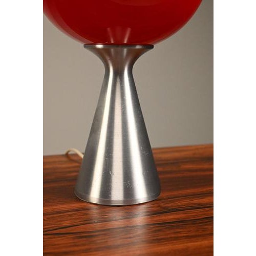 Space Age Table Lamp in Aluminum from Erco For Sale - Image 4 of 12