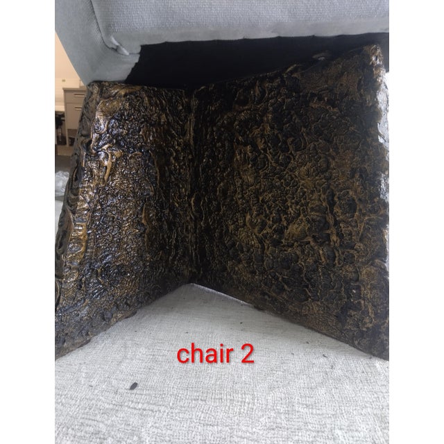 1960s Adrian Pearsall Attributed Dining Arm Chairs - Set of 2 For Sale - Image 10 of 13