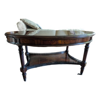 Theodore Alexander Living Room the Galleried Cocktail Table For Sale
