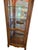 Ethan Allen 1990s Ethan Allen Country French Curio Cabinet Glass Display Case China Hutch Lighted For Sale - Image 4 of 18