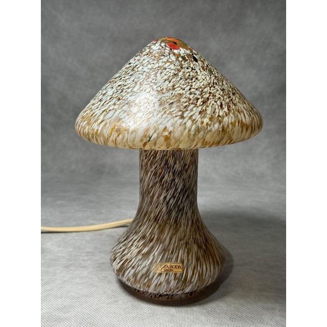 Waxcap Mushroom Table Lamp by Monica Backström for Kosta Boda, Sweden, 1970s For Sale - Image 12 of 12