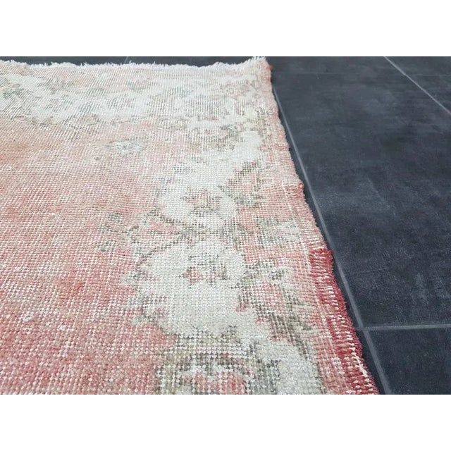 Vintage Bohemian Rug- 3′10″ × 7′3″ For Sale - Image 9 of 11