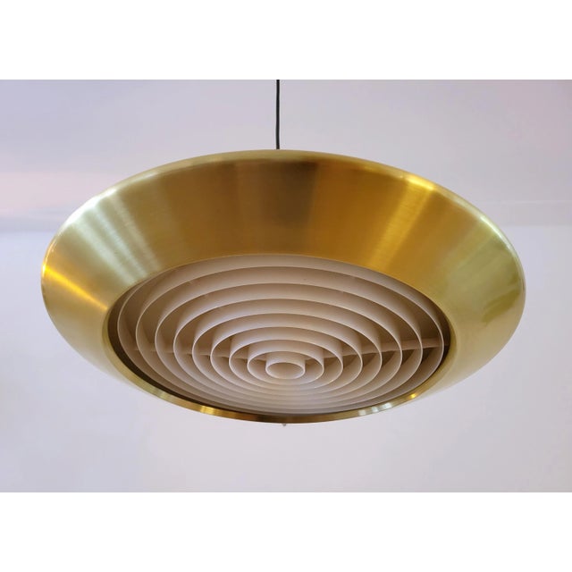 Intake Diskos Hanging Lamp by Jo Hammerborg for Fog & Morup, 1960s For Sale - Image 6 of 10