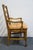 Wood High End Vintage Solid Rubberwood Country French Ladderback Dining Arm Chair W. Rush Seat For Sale - Image 7 of 10