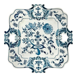1950s Vintage Japanese Chinoiserie Meissen Square Platter For Sale