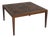 Mid-Century Modern Teak and Copper Coffee Table by Severin Hansen for Haslev Møbelsnedkeri, 1960s For Sale