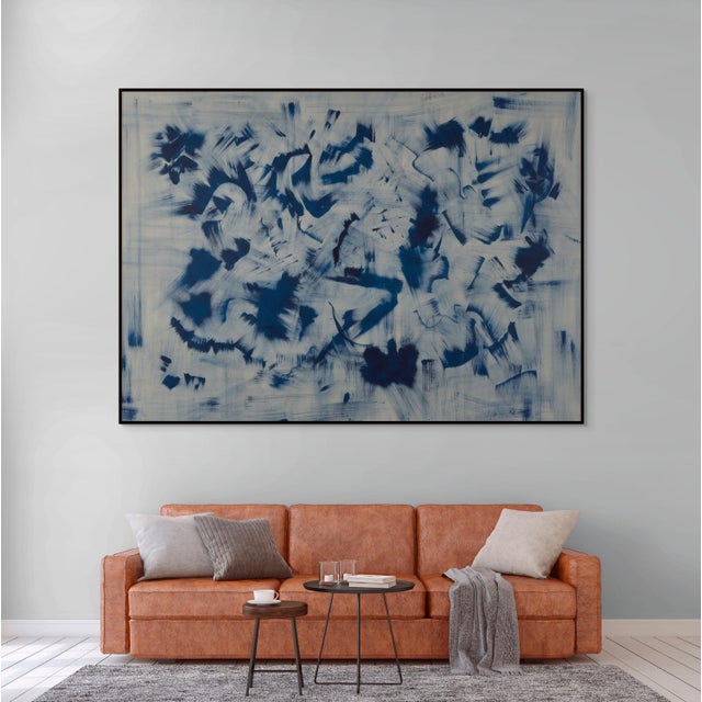 Abstract Contemporary Abstract Acrylic on Canvas "Untitled (02.11.22)" by Joan Saló For Sale - Image 3 of 7