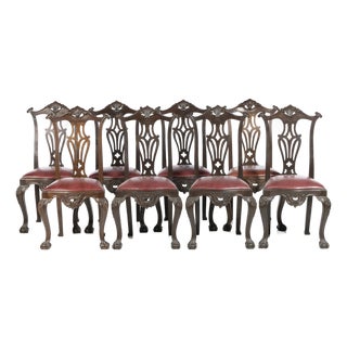 King John V Chairs, Set of 8 For Sale