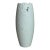 Vintage White Ceramic Flower Vase Floral Design For Sale
