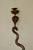 Egyptian Revival Style Engraved Brass Cobra Sconces, Set of 2 For Sale - Image 5 of 18