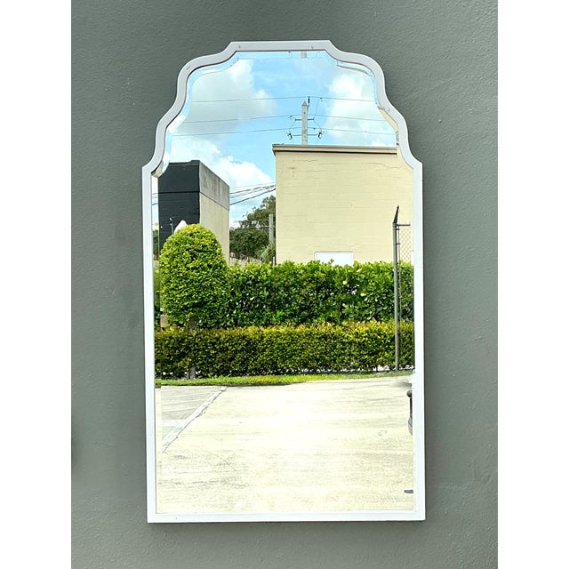 Contemporary Vintage Arched Frame Mirror For Sale - Image 3 of 13