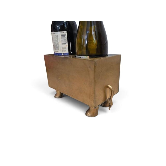 Sculptural Rhinoceros Double Bottle Holder, 1970s For Sale - Image 12 of 13
