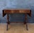 Brown Spanish Regency Revival Drop-Leaf Writing Table with Leather Top, 1940s For Sale - Image 8 of 15