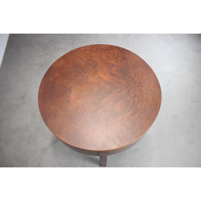 Art Deco Mahogany Veneer Table, Former Czechoslovakia, 1930s For Sale - Image 3 of 12