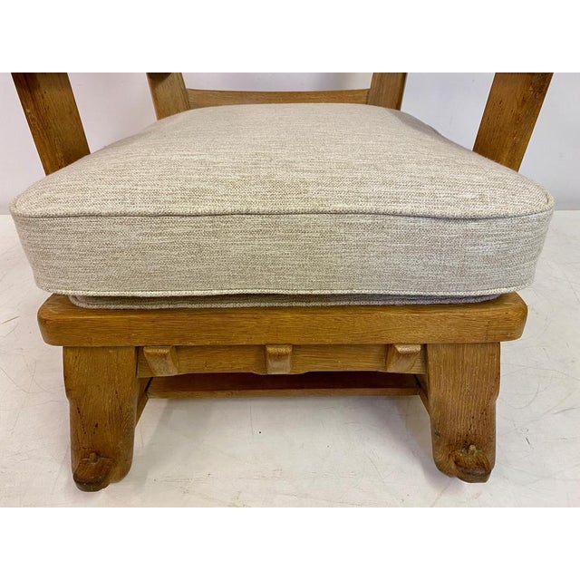 Dutch Brutalist Armchair in Oak, 1960s For Sale - Image 13 of 17