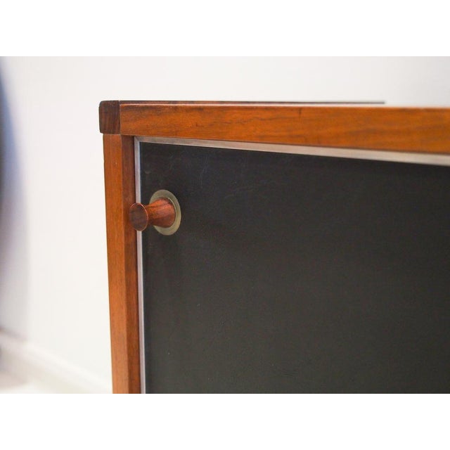 Wooden Sideboard with Black Doors by George Coslin For Sale - Image 4 of 16
