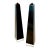 Mid Century Modern Black Lucite Obelisks, a Pair For Sale