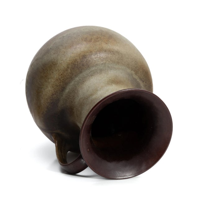 715 1960s Mid Century Floor Vase Earth Tone Steuler Keramik East Germany For Sale - Image 10 of 13