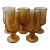 1970s Tiffin Franciscan Gold Goblets- Set of 5 For Sale