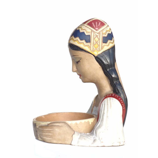 Mid-Century Modern Mid-Century Ceramic Figure by Paolo Loddo, 1950s For Sale - Image 3 of 10