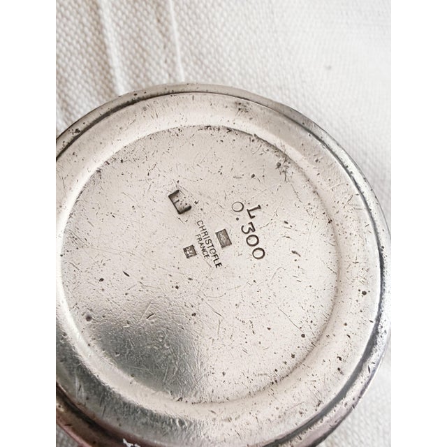 1910s 1910s Christofle Silver Plated Pitcher From Hotel De Crillon Paris For Sale - Image 5 of 6
