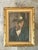 Vintage Framed Oil Portrait on Canvas For Sale - Image 10 of 13