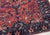 Navy Blue Antique 1910s Persian Lilihan Rug 5.7' X 6.8' (174cm X 207cm) For Sale - Image 8 of 9