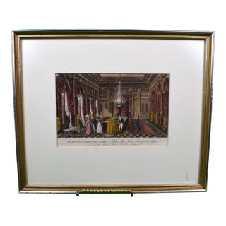 Mid 20th Century The "Ne Plus Ultra" of "Life in London" Viewing the Throne Room at Carlton Palace For Sale