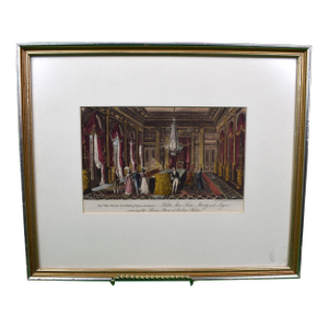 Mid 20th Century The "Ne Plus Ultra" of "Life in London" Viewing the Throne Room at Carlton Palace