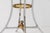 Chrome Round Accent Table in the Manner of Maison Jansen For Sale In West Palm - Image 6 of 8