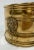 Metal Vintage Oval Brass Lion Handled Planter For Sale - Image 7 of 8