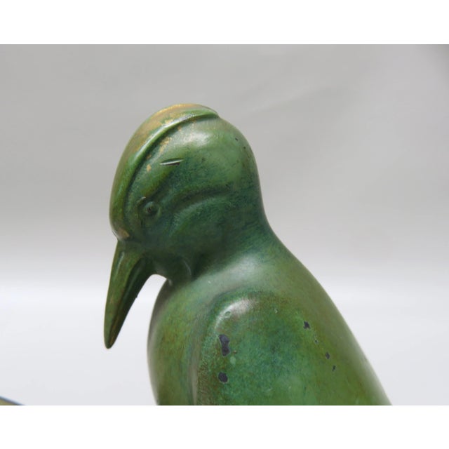Art Deco Woodpecker Bookrests, France, Set of 2 For Sale - Image 11 of 18