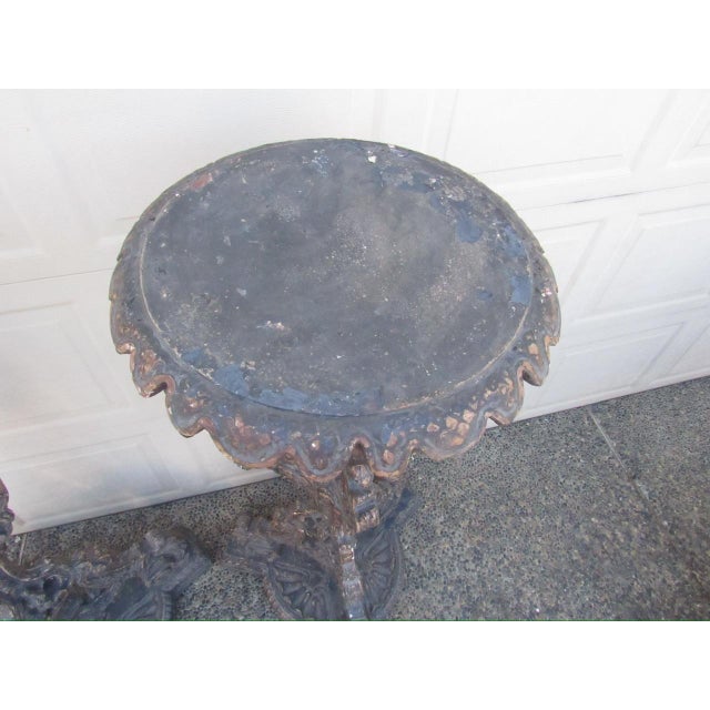 Pair of Antique Italian Baroque Style Torchères For Sale - Image 10 of 18