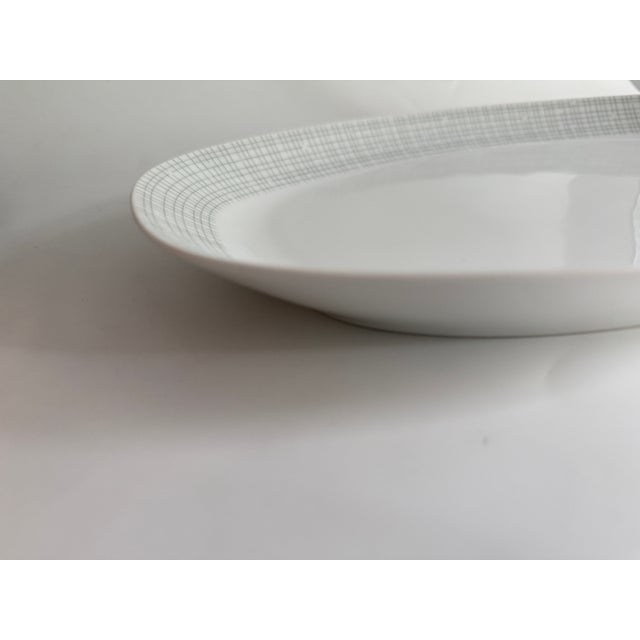 Plate 33 x 19.5 cm Series: 2025 Decoration: Filigree Material: Porcelain Condition: Very good used condition, no chips,...