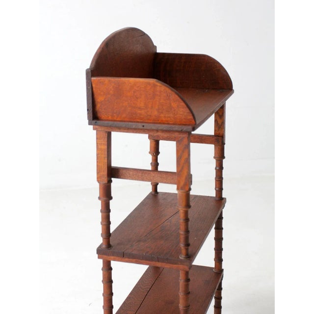 Antique Folk Art Spool Shelf Etagere For Sale - Image 11 of 11